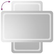 LED огледало за баня, 60x100 см