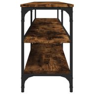 ТВ шкаф, опушен дъб, 160x30x50 см, инженерно дърво