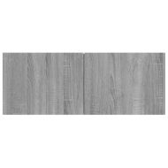 Комплект ТВ шкафове от 8 части, сив сонома, инженерно дърво