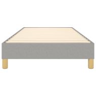 Рамка за легло с пружини, светлосива, 90x190 см, плат