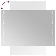 LED огледало за баня, 60x90 см