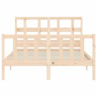 Рамка за легло с табла Double масивно дърво