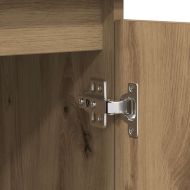 Бюфет с чекмеджета, дъб артизан, 100,5x35x76см, инженерно дърво