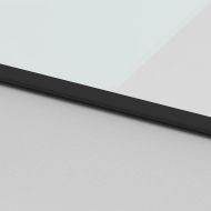 Плъзгаща се врата с комплект обков Черно 102,5x205 cm