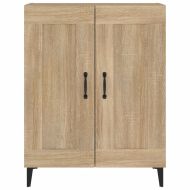 Сайдборд, дъб сонома, 69,5x34x90 см, инженерно дърво