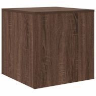 Стифиращи маси, 3 бр, кафяв дъб, инженерно дърво