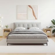 Нощни шкафчета 2 бр дъб сонома 40x35x47,5 см инженерно дърво