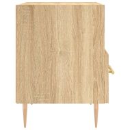 Нощни шкафчета 2 бр дъб сонома 40x35x47,5 см инженерно дърво