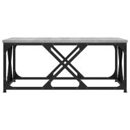 Кафе маса, сив сонома, 70x70x30 см, инженерно дърво