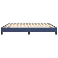 Рамка за легло с пружини, синя, 180x200 см, плат