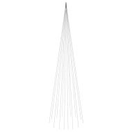 Коледна елха на флагщок, студено бяло, 1134 LED, 800 см