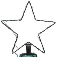 Конусовидна коледна елха, студено бяло, 108 LED, 70x180 см