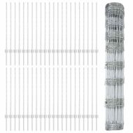 Ограда и колче Сребрист 1 x 100 m Стомана