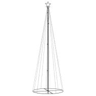Конусовидна елха, топло бяло, 310 LED, 100x300 см