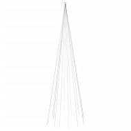 Коледна елха на флагщок, цветно, 732 LED, 500 см