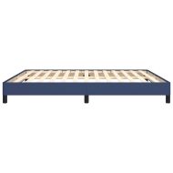 Рамка за легло без матрак, синя, 180x200 см, плат