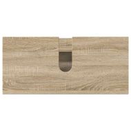 Комплект мебели за баня с чекмедже с рафт 2 pcs Сонома дъб