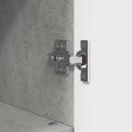 Комплект мебели за баня с чекмедже с рафт 3 pcs Циментено сиво