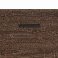 Комплект мебели за баня с чекмедже с рафт 3 pcs Кафяв дъб