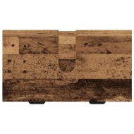 Комплект мебели за баня с чекмедже с рафт 2 pcs Старо дърво