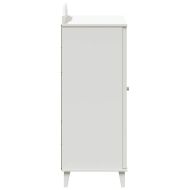 Сайдборд с дъска за писане Бяло 80 x 40 x 110 см