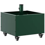 Основание за чадър с саксия Зелен 45 x 45 x 45 cm Стомана