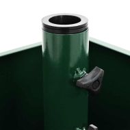 Основание за чадър с саксия Зелен 45 x 45 x 45 cm Стомана