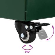 Основание за чадър с саксия Зелен 45 x 45 x 45 cm Стомана