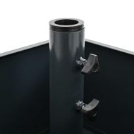 Основание за чадър с саксия Антрацит 45 x 45 x 45 cm Стомана