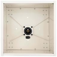 Основание за чадър с саксия Бяло 45 x 45 x 45 cm Стомана