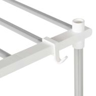 Етажерка за перална машина Бяло 63 x 27 x 136 см Алуминий