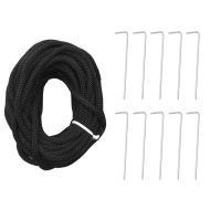 Коледна елха на флагщок, топло бяло, 310 LED, 300 см