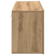 ТВ шкаф, стенен, дъб артизан, 100x30x41 см