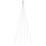 Коледна елха на флагщок, студено бяло, 108 LED, 180 см