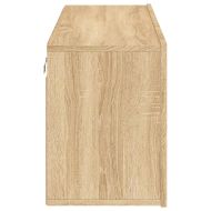 ТВ шкаф за стенен монтаж, сонома дъб, 100x30x41 см