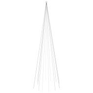 Коледна елха на флагщок, синьо, 732 LED, 500 см