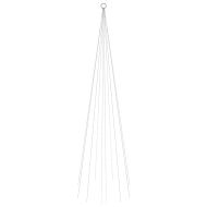 Коледна елха на флагщок, синьо, 310 LED, 300 см