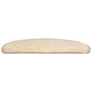 Изтривалки за стълби, 20 бр., 65x21x4 см, кремави, полукръгли, големи