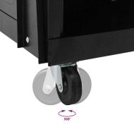 Количка за заваряване Черно 90 x 46 x 96 см Стомана