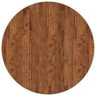 Топ за маса Тъмнокафяв Ø 90 x 4 cm Солидно дъбово дърво