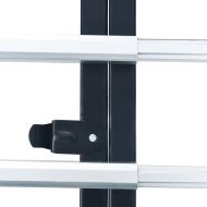 Сгъваема транспортна количка 150 кг алуминий сребриста