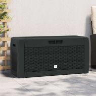 Градински сандък за съхранение антрацит 119x48x60 см PP