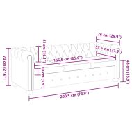 Честърфийлд 3-местен диван изкуствена кожа бял