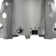 Коледна елха с валящ сняг и основа от чадър, бяла, 190 см