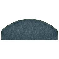 Изтривалки за стълби, 15 бр., 65x24x4 см, тъмнозелени, полукръгли, големи