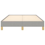 Рамка за легло без матрак,, светлосива, 120x190 см, плат