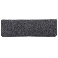 Изтривалки за стълби, 30 бр., 65x21x4 см, тъмносиви, с правоъгълен кант