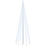 Коледна елха с шип, студено бяло, 732 LED, 500 см