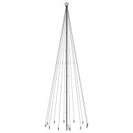 Коледна елха с шип, студено бяло, 732 LED, 500 см