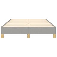 Рамка за легло без матрак,, светлосива, 120x190 см, плат